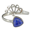 Lapis Sterling Silver Adjustable  Ring