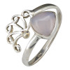 Agate Sterling Silver Adjustable Ring