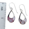Pink Mother Of Pearl Dangle Earrings
