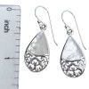 Mother of Pearl Sterling Silver Hook Earrings