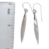 Mother of Pearl Sterling Silver Hook Earrings.