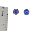 Lapis Sterling Silver Stud Earrings
