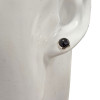 Black Onyx Sterling Silver Stud Earrings