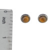 Tiger Eye Sterling Silver Stud Earrings