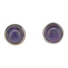 Amethyst Sterling Silver Stud Earrings