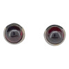 Garnet Sterling Silver Stud Earrings