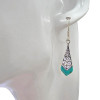Turquoise Sterling Silver Hook Earrings