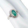 Green Onyx Sterling Silver Ring