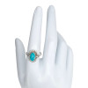 Howlite Sterling Silver Ring