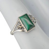 Malachite Sterling Silver Ring