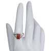 Red Onyx Sterling Silver Ring