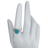 Howlite Sterling Silver Ring