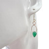 Green Onyx Sterling Silver Dangle Earrings