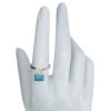 Blue Chalcedony Sterling Silver Ring