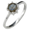 Faceted Labradorite Sterling Silver Ring