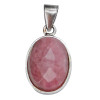 Faceted Tourmaline Sterling Silver Pendant