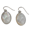 Mother of Pearl Sterling Silver Hook Earrings
