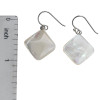 Mother Of Pearl Sterling Silver Dangle Earrings