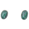Malachite Sterling Silver Stud Earrings