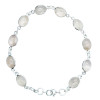 Rose Quartz Sterling Silver Link Bracelet