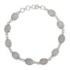 Moonstone Sterling Silver Link Bracelet