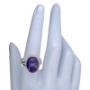 Amethyst Sterling Silver Ring
