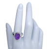Amethyst Sterling Silver Ring (2036)