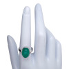 Green Onyx Sterling Silver Ring (2036)