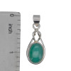 Green Onyx Sterling Silver Pendant