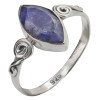 Faceted Composite Sapphire Sterling Silver Ring