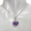 Amethyst Sterling Silver Pendant