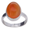 Red Onyx Sterling Silver Ring