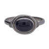 Black Onyx Sterling Silver Ring