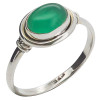 Green Onyx Sterling Silver Ring