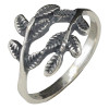 Sterling Silver Leaf Wrap Ring