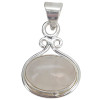 Rose Quartz Sterling Silver Pendant