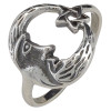 Moon/Star Sterling Silver Ring
