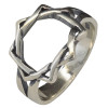 Hindu Star of Lakshmi Sterling Silver Ring