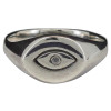 Evil Eye Sterling Silver Ring