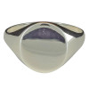 Polished Silver Signet Ring