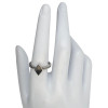 Black Agate Sterling Silver Ring