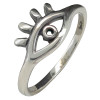 Evil Eye Sterling Silver Ring
