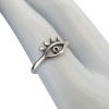 Evil Eye Sterling Silver Ring