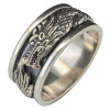 Sterling Silver Dragon Spinner Ring