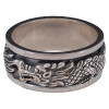 Sterling Silver Dragon Spinner Ring