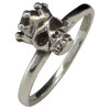 King Skull Sterling Silver Ring