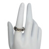 Lotus Buddhism OM Spinner Sterling Silver Ring
