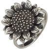 Sunflower Sterling Silver Ring