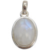Moonstone Sterling Silver Pendant (7877)