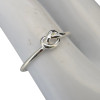Simple Knot Sterling Silver Ring